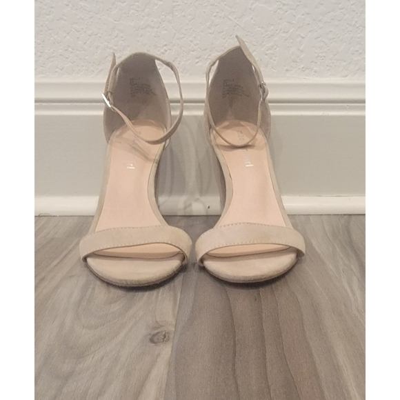 Madden Girl Nude Ankle Strap Sandals - Picture 6 of 9